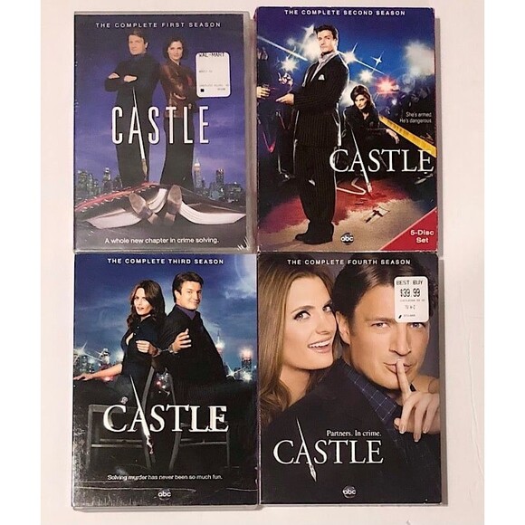 Castle Seasons 1-4 Complete3 NEW sealed 1-Near Mint Condition